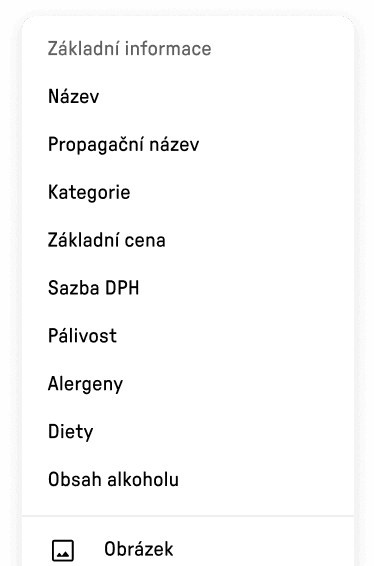 snímek obrazovky aplikace Reservo Eats