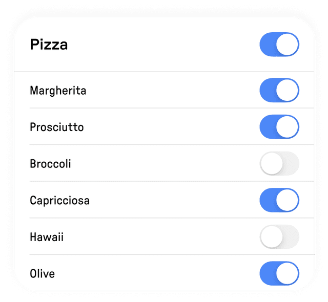 snímek obrazovky aplikace Reservo Eats