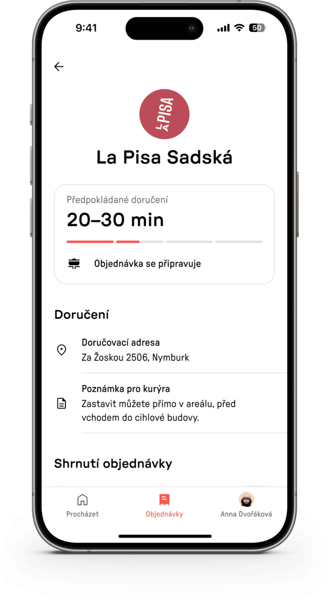 snímek obrazovky aplikace Reservo Portál
